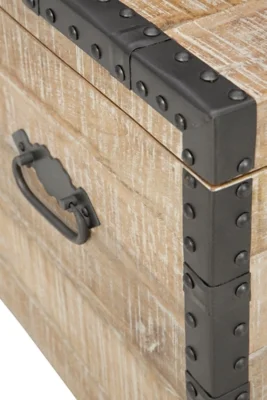 Signature Design by Ashley Casual Dartland Storage Trunk  Whitewash