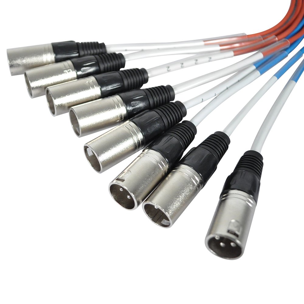 Seismic Audio SADROP-8x30 8 Channel Drop Snake Cable, 30-Feet Pro Audio Sub Snake