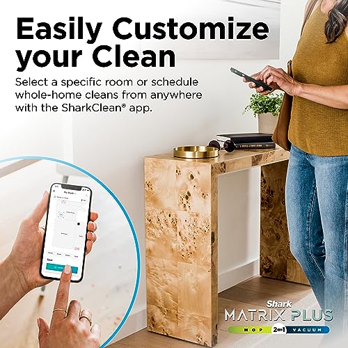 Shark AV2501S AI Ultra Robot Vacuum, with Matrix Clean, Home Mapping, 30-Day Capacity HEPA Bagless Self Empty Base, Perfect for Pet Hair, Wifi, Dark Grey
