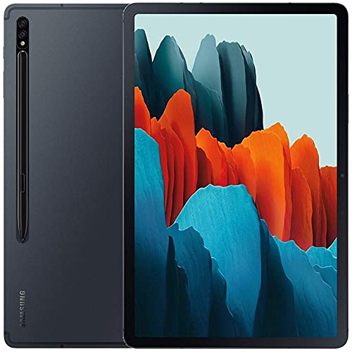 Samsung Galaxy Tab S7 w/Low Latency S Pen (128GB, 6GB RAM) 11.0" 120Hz Display, Snapdragon 865+, 8000mAh Battery, Wi-Fi Performance Tablet SM-T870 (64GB SD Bundle) (Renewed)