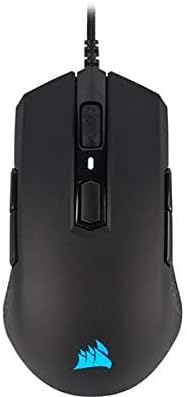 Corsair M55 PRO RGB, Ambidextrous Multi-Grip Optical Gaming Mouse (12400 DPI Optical Sensor, Lightweight, 8 Programmable Buttons, RGB Multi-Colour Backlighting), White
