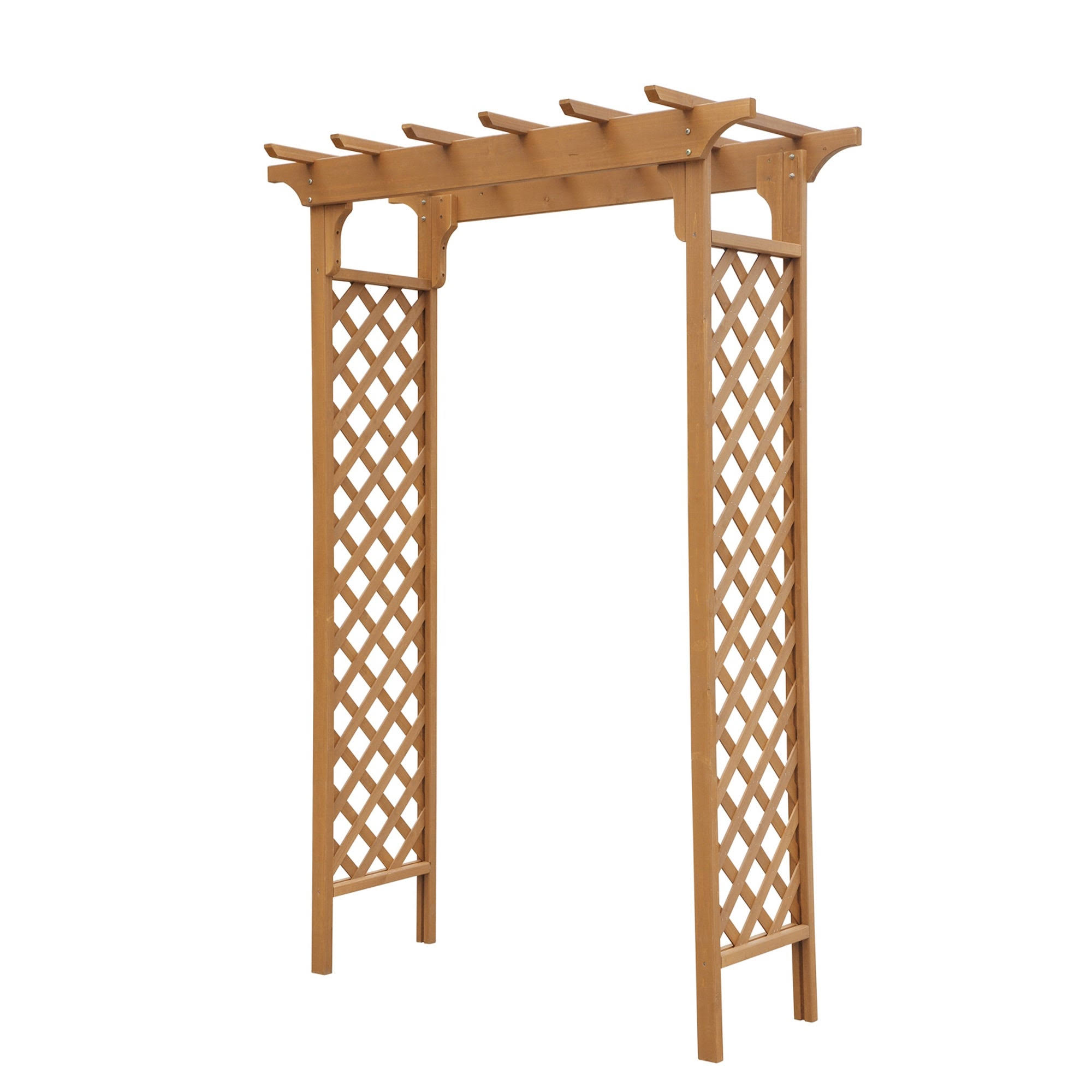 Convenience Concepts Deluxe Red Cedar Garden Arbor