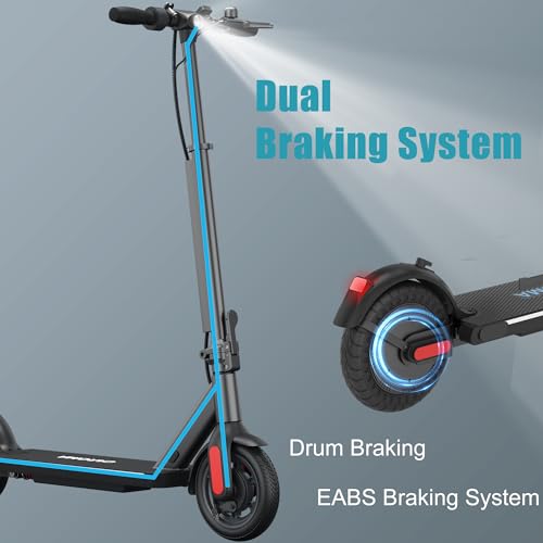 Caroma Electric Scooter, 750/500/350W Motor & 25/20 MPH Speed, Fast Adjustable Electric Scooter for Adults Max 25/20 Miles, Foldable Commuting E-Scooter w. Dual Braking System & Cruise Control