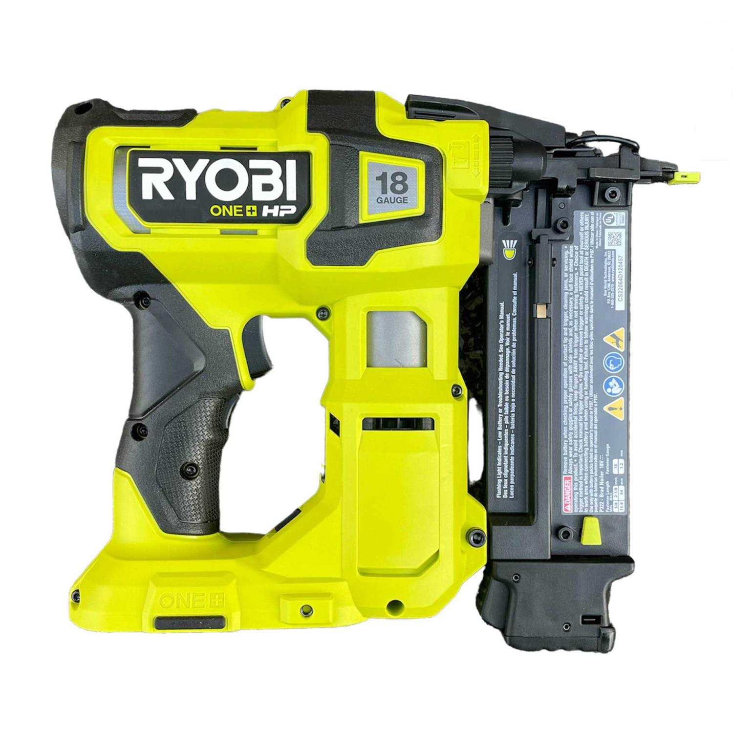 Ryobi ONE+ HP 18V 18-Gauge Brushless Cordless AirStrike Brad Nailer - Shop Hardware Tools Online Store