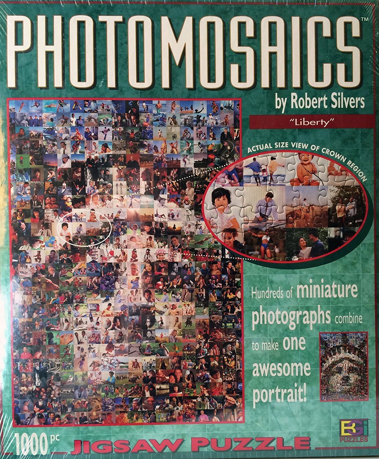 Robert Silvers Photomosaics Photomosaic Jigsaw Puzzle Liberty