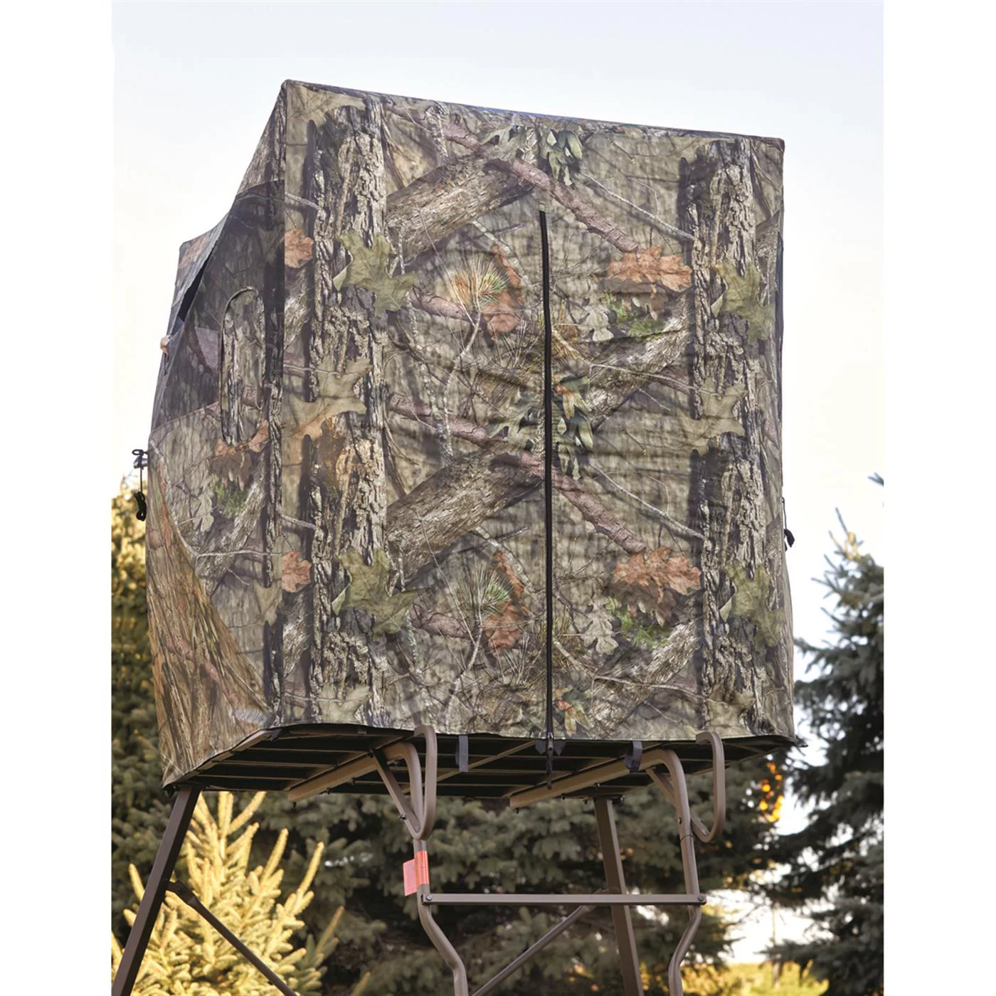 Guide Gear 6' Tripod Hunting Tower Blind, 2-Man Stand Elevated, Hunting Gear Equipment Accessories, 4x4