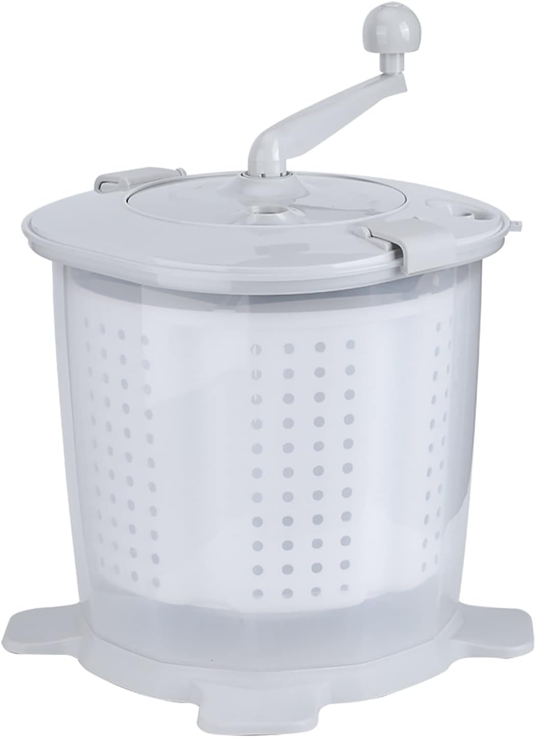 Washing Maching, Hand Crank Washing Machine Manual Washer with Detachable Wash Basket Portable Washing Maching 1200rpm Rotating Speed & Fast Dehydration Easily Washer for Dormitory Apartment Camping