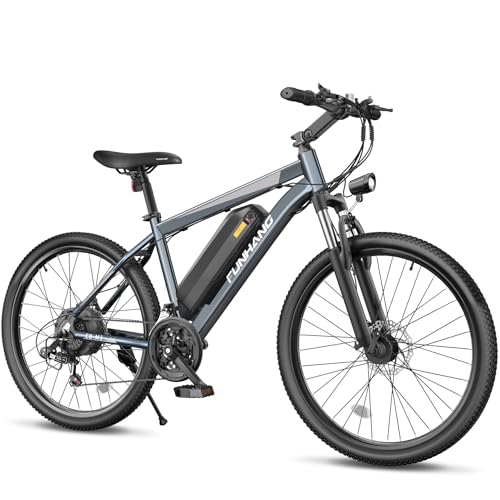 Electric Bike for Adults, Peak 1000W Ebike, 50Miles 21.7MPH Adult Electric Bicycles, 26" Electric Mountain Bike 48V 374.4WH Battery, Commuter E Bike with Adjustable Stem, Fenders, 21 Speed