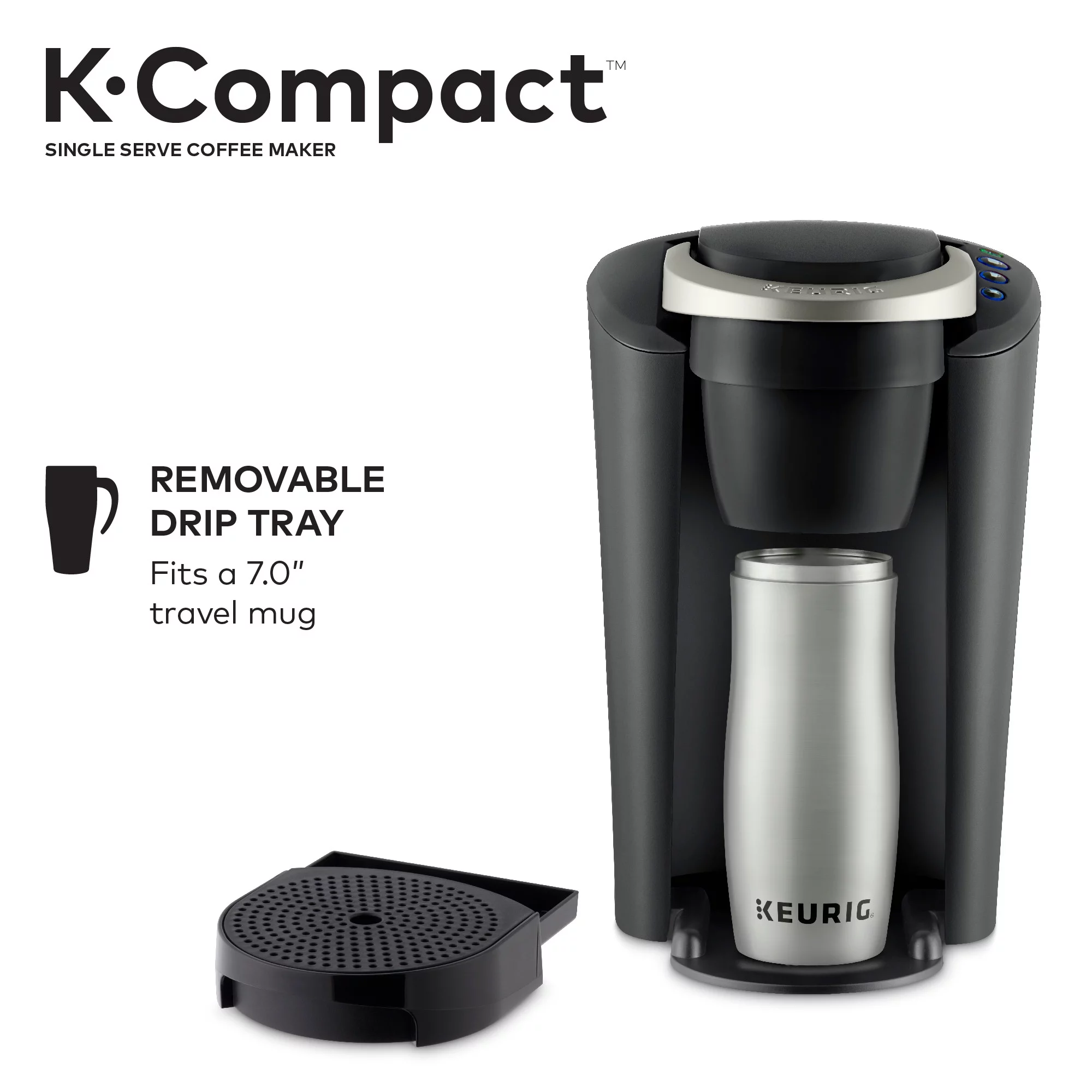 Keurig K-Compact Single-Serve K-Cup Pod Coffee Maker, Turquoise