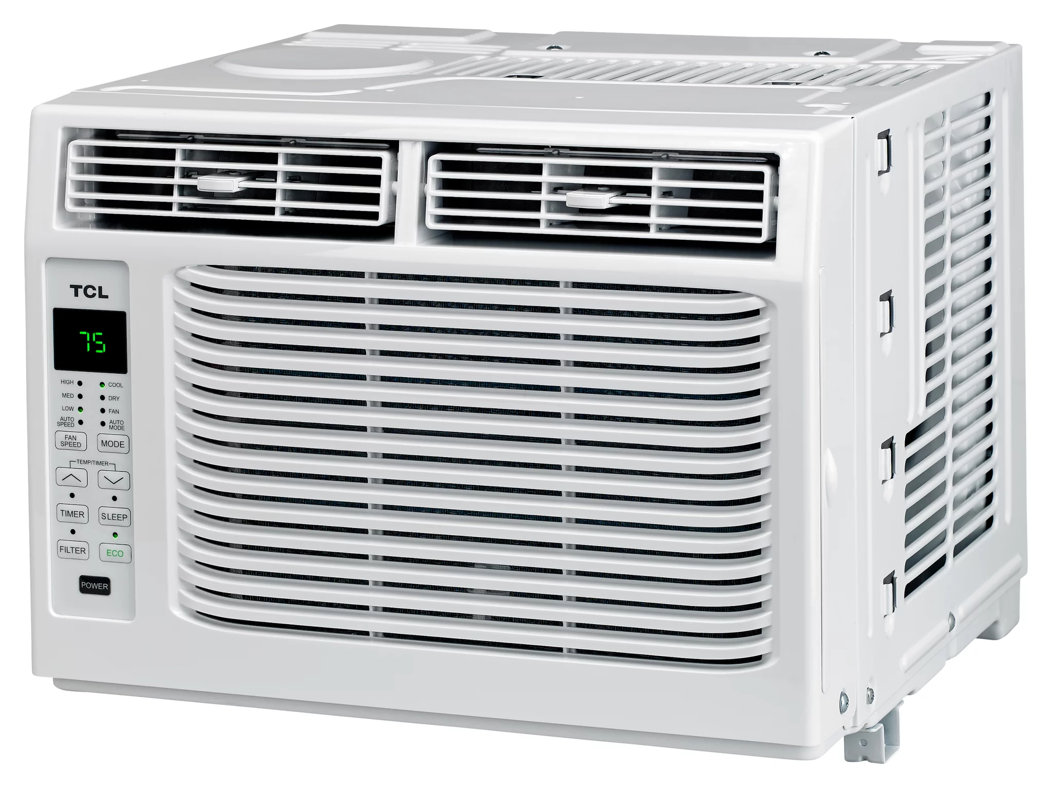 TCL 6,000 BTU 115-Volt Window Air Conditioner with Remote, White, W6W31
