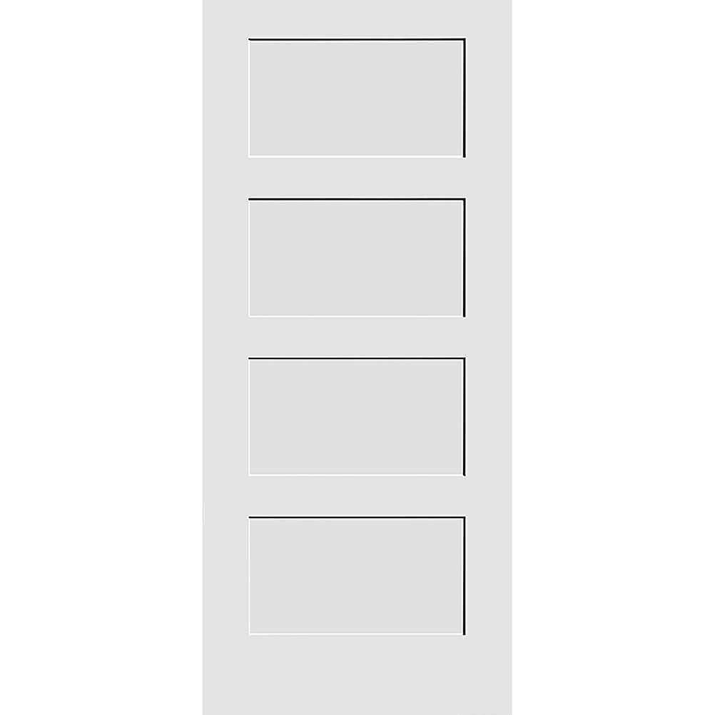 Trimlite 80 Shaker 4-Panel Interior Slab Passage Door Primed - Shop Hardware Tools Online Store