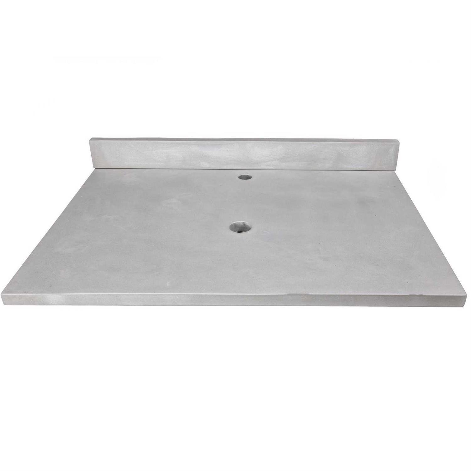 Eden Bath 31-in x 22-in Concrete Counter Top with Backsplash - Shop Hardware Tools Online Store