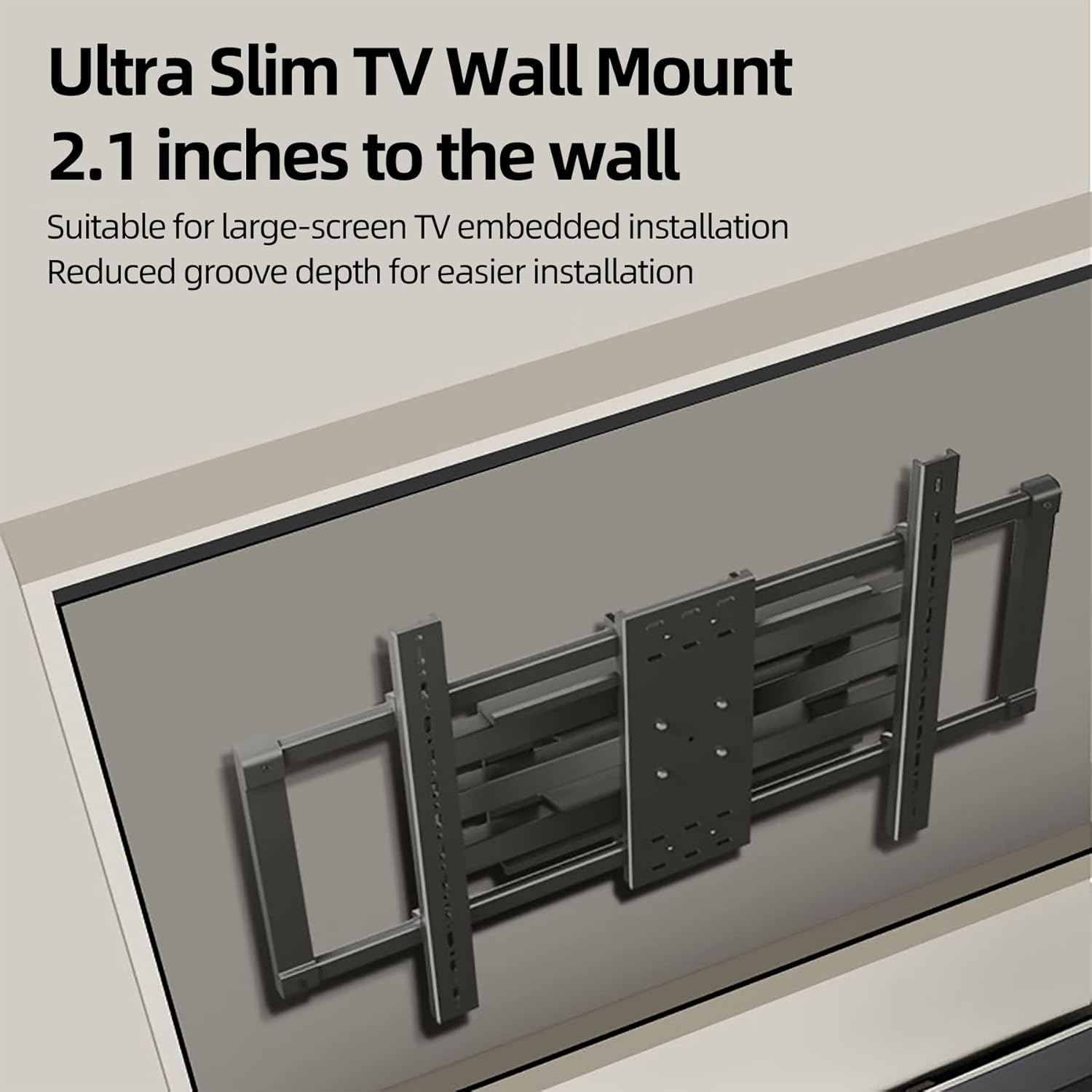 98 TV Wall Mount 75 85 86 90 100 110 inch Full Motion Ultra Slim Television Bracket Heavy Duty Large Size Led Swing Swivel Tilt Sliding Adjustable max vesa 1000x600mm Load 220 lbs DY1095