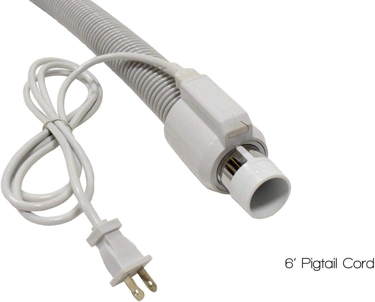 35' "Comet Central Vacuum Attachment Kit with Hose, Power Head & Tools - Works with All Brands of Central Vacuum Units