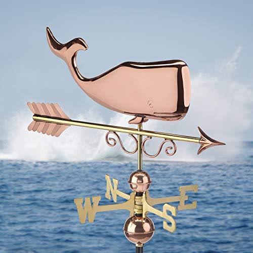 Good Directions Pure Copper Save The Whales Weathervane