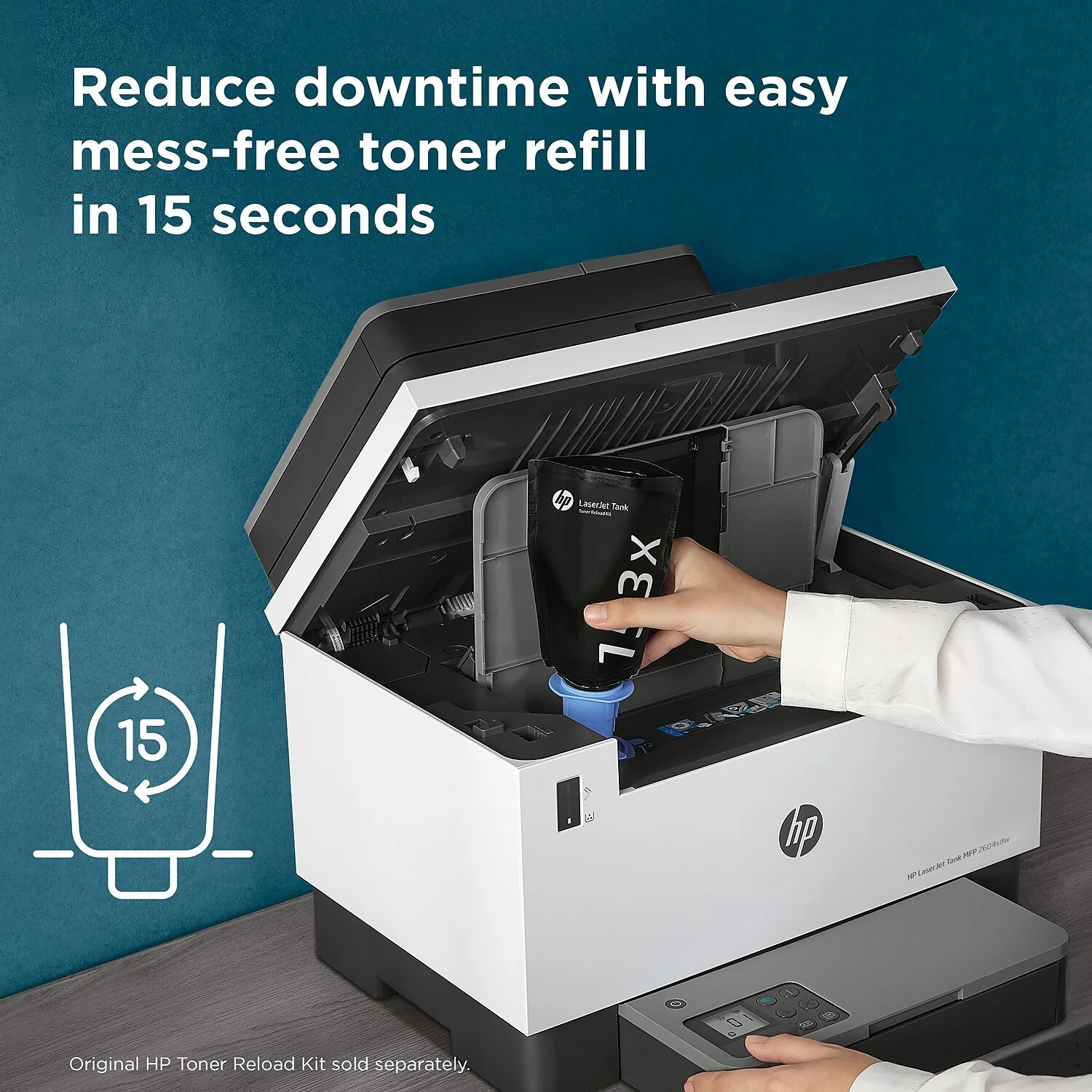 HP LaserJet Tank MFP 2604sdw Monochrome Color Printer with Laser Printing Technology, 381V1A