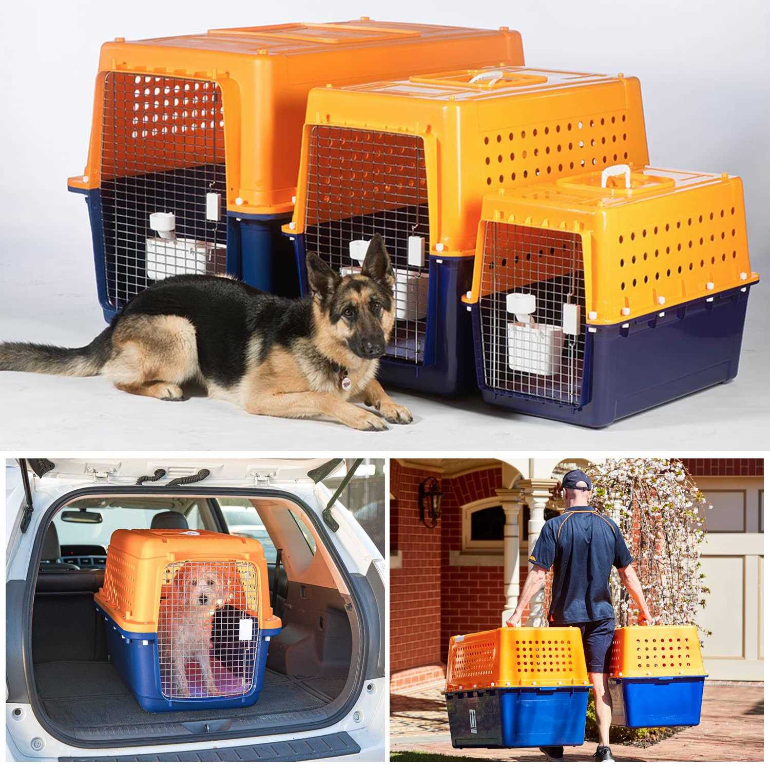 Pet-express Pet Crate Durable, Heavy Duty Dog Cat Kennel, Iata Airline Approved Pet Carrier, Pet Palace Dog Kennel, Travel Dog and Cat Crate - Pet Supplies online store