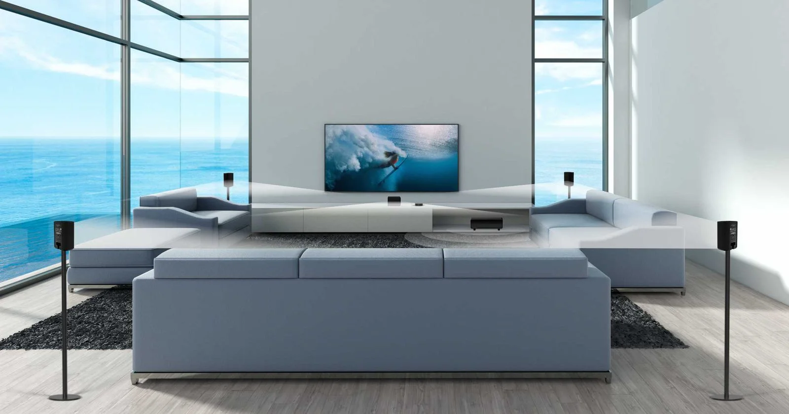 Samsung QN65S95CAFXZA 65" Ultra Slim 4K Quantum HDR OLED Smart TV with a Platin MILAN-5-1-SOUNDSEND 5.1 Immersive Cinema-Style Sound System (2023) - Curated Treasures Market