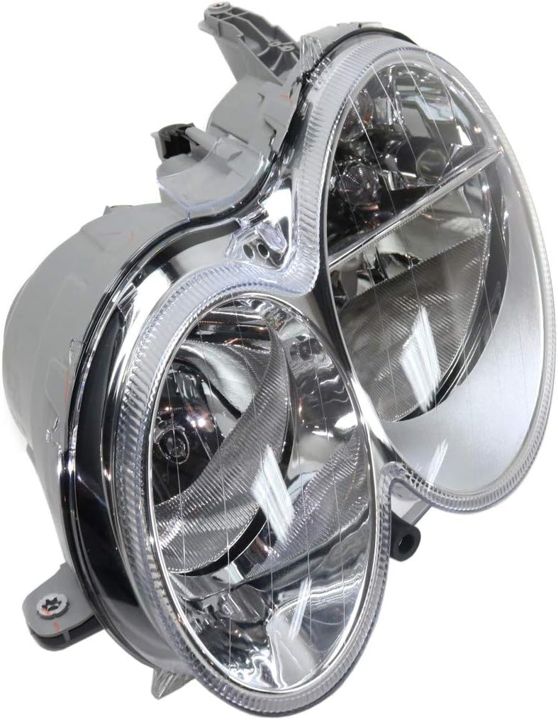 For Mercedes-Benz CLK55 AMG / CLK320 / CLK350 / CLK500 / C55 Sedan/Wagon Headlight Assembly 2002 03 04 05 2006 Driver Side | Halogen | CAPA | MB2502173 | 209 820 05 61