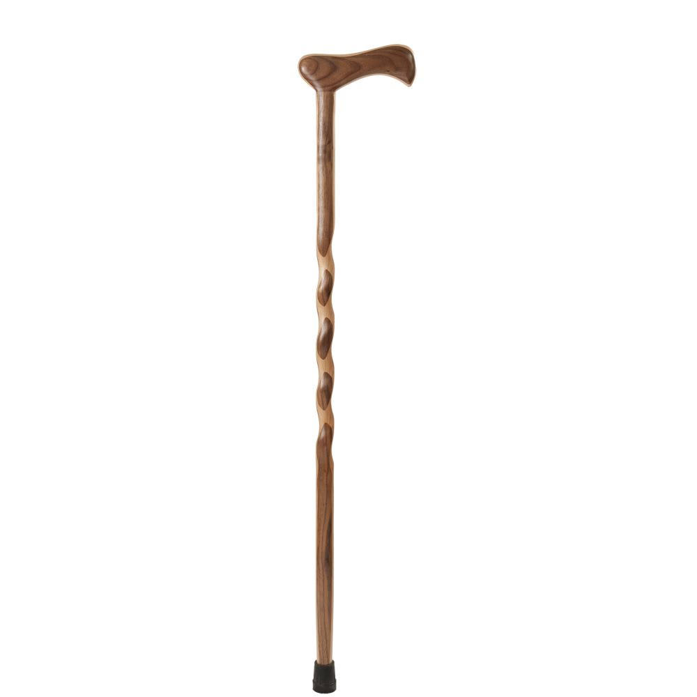 Brazos 37x22 Twisted Laminated Walnut/Maple Walking Cane