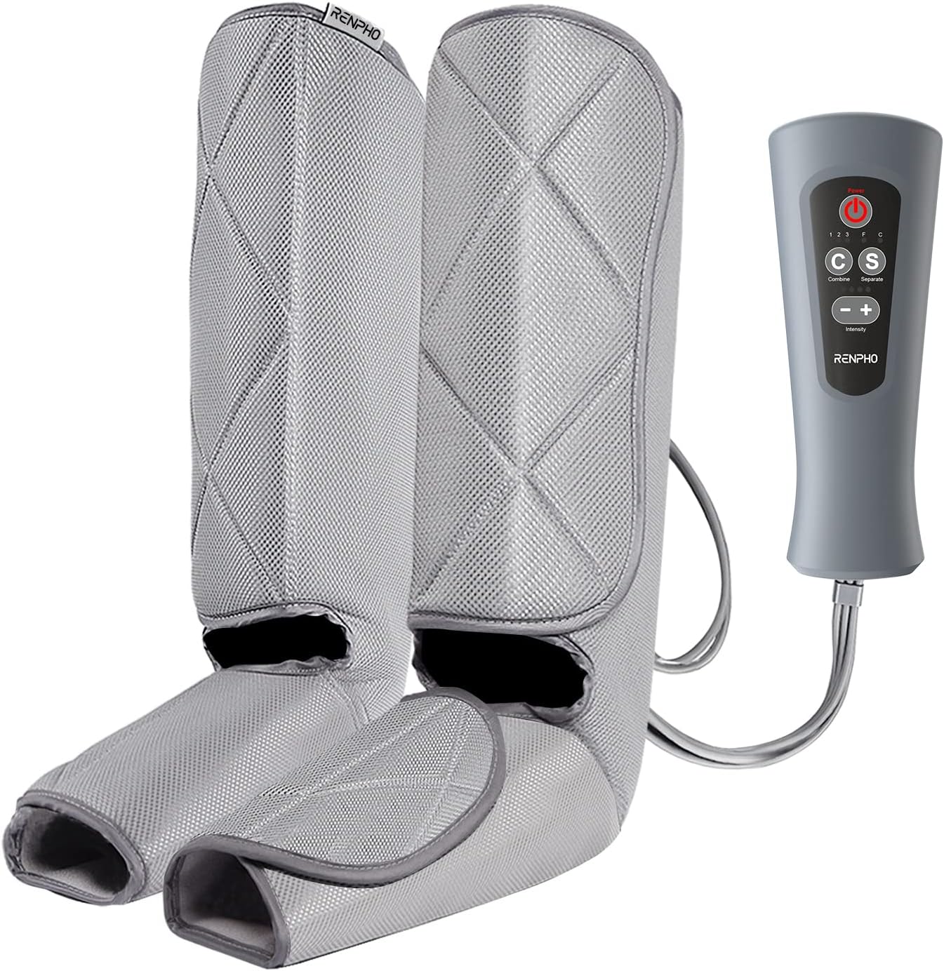Renpho Leg Massager for Circulation and Pain Relief, Compression Foot and Calf Massager Machine with 5 Modes 4 Intensities, Mothers Day Gifts, Over Wide Size Leg Wraps Home Use