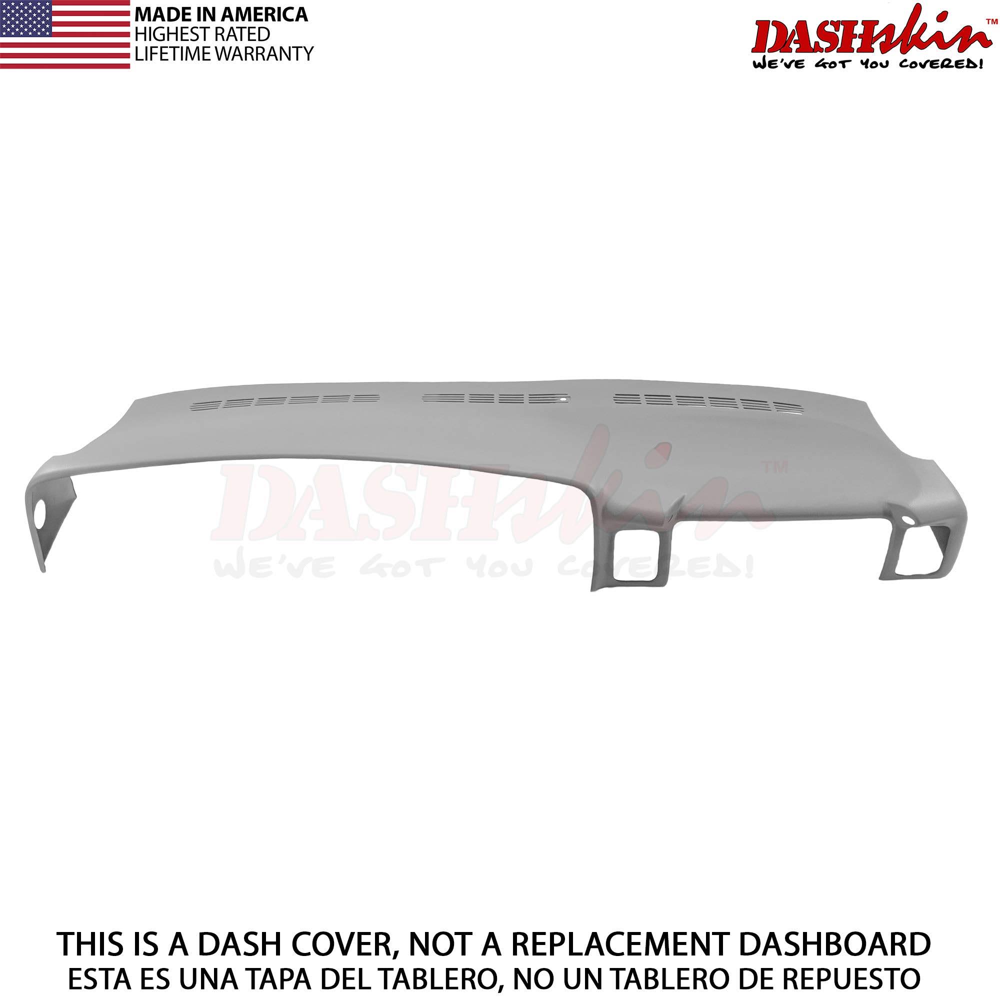 Dashskin Molded Dash Cover Compatible with 00-06 GM SUVs (Exc Escalade) and 99-06 Pickups in Light Pewter Grey (USA Made)