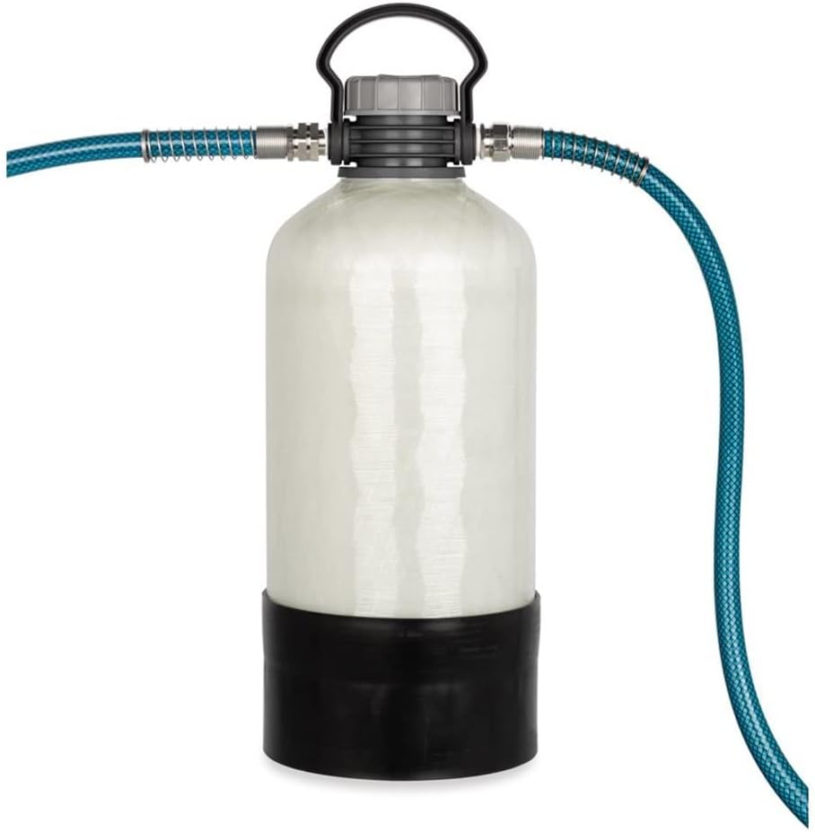 Camco TastePURE Portable Water Softener | Helps Reduce The Hardness of Your RV or Boat's Water | Features a Compact Design (40655)