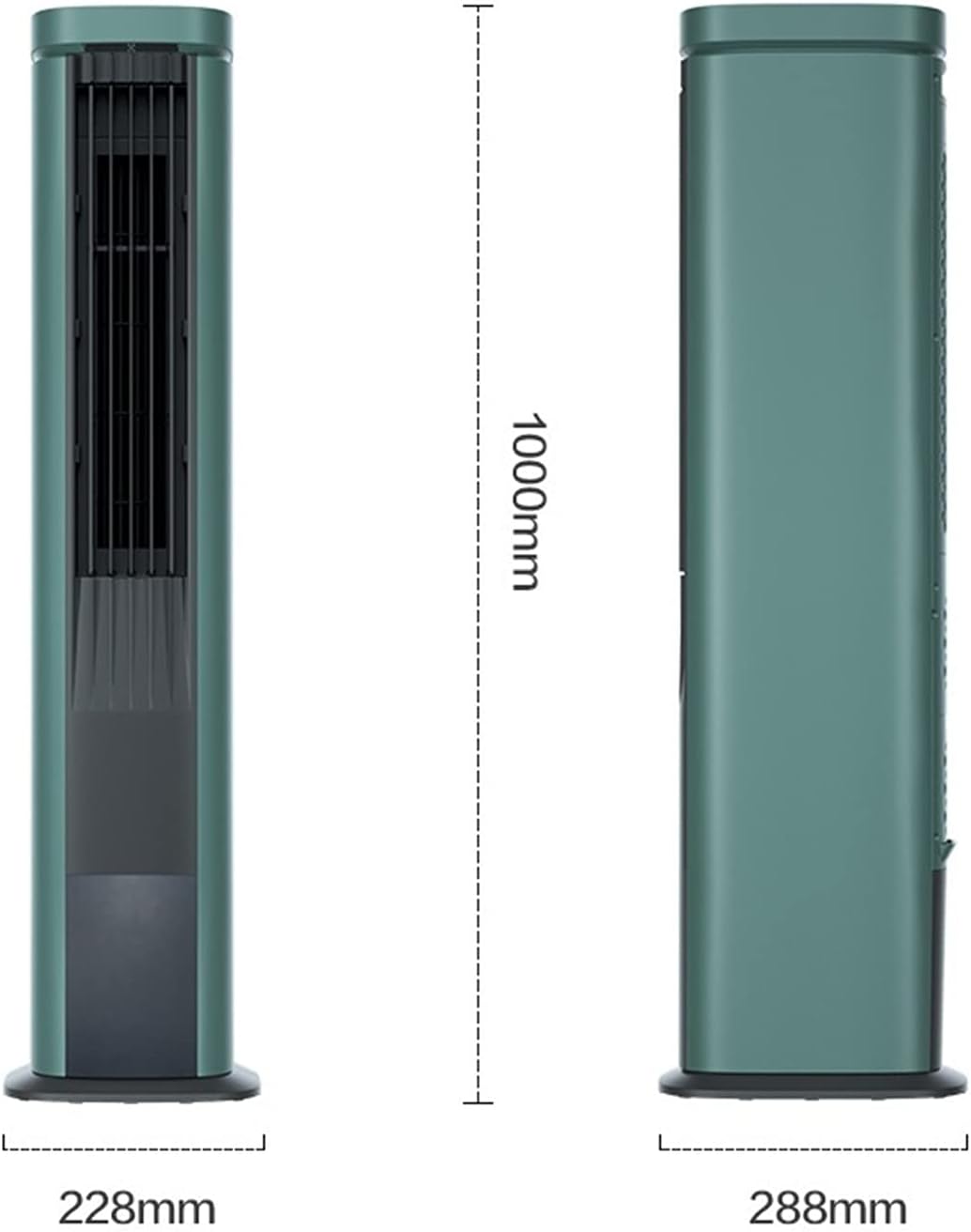Household Tower Fan, Vertical Silent Cooling Fan, 4 Wind Speeds Suitable for Home and Office Floor Fans