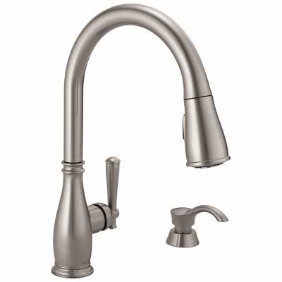 Delta 19962-sssd-dst Charmaine 1-Handle Pull-Down Kitchen Faucet, Stainless
