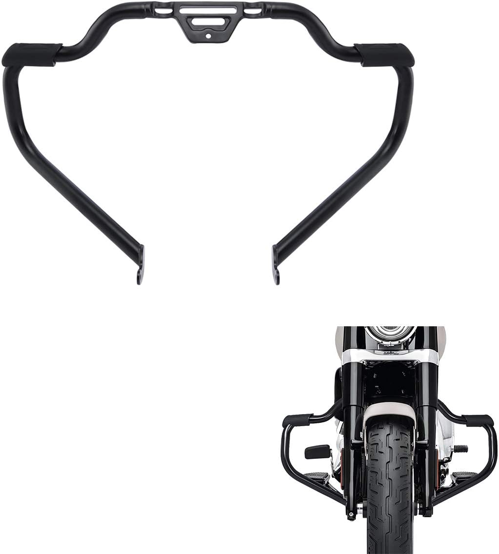 XMT-Moto Engine Guard Kit fits for Harley Davidson Softail Deluxe Fat Boy Heritage Classic Sport Glide Softail Slim Street Bob Low Rider 2018-later,Chrome