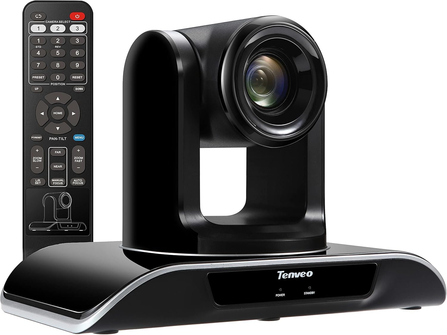 Tenveo PTZ Conference Room Camera 20X Optical Zoom Full HD 1080p USB Video Streaming Conference Camera for Business Meetings Easy to Use Works with Zoom Skype