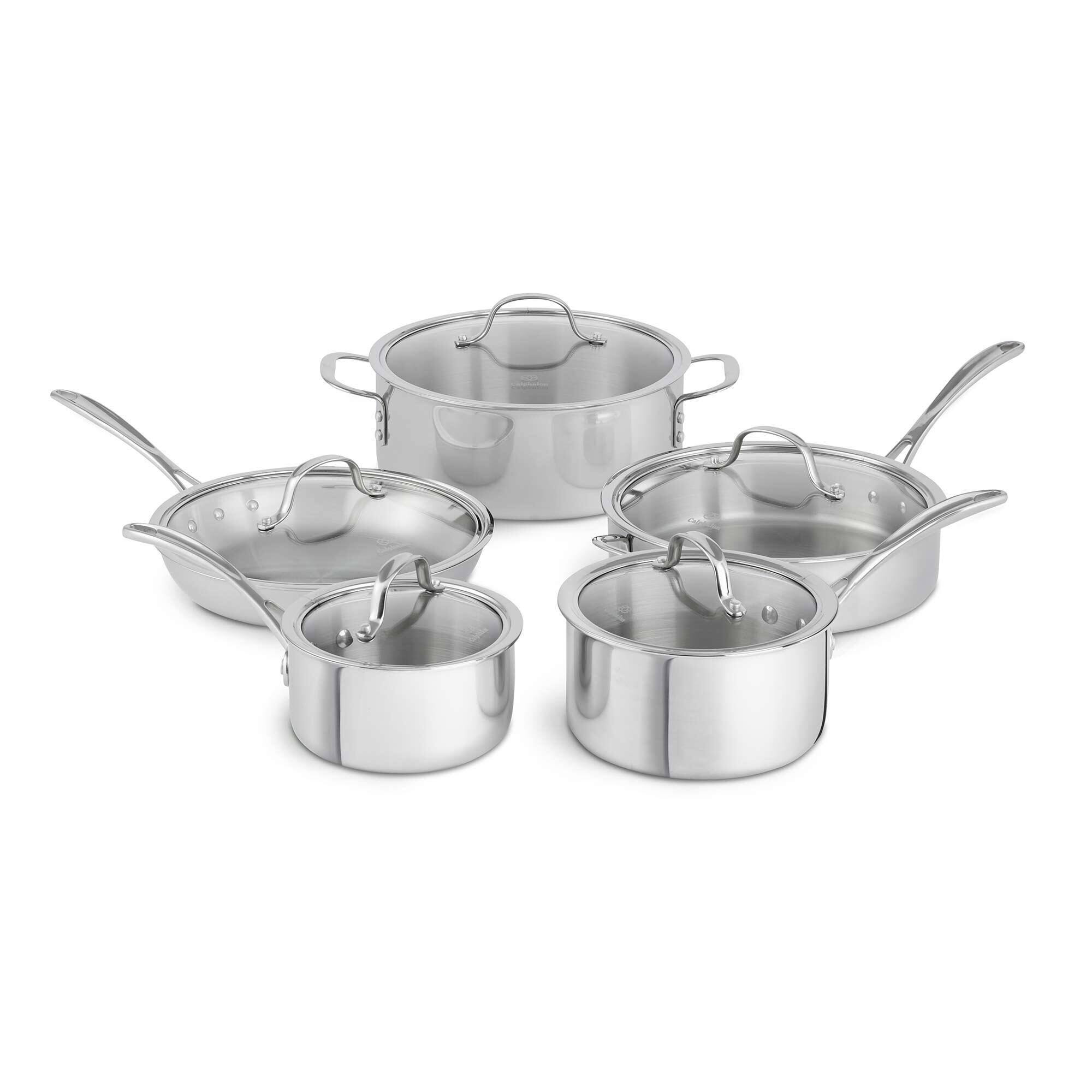 Calphalon Select 8-Piece Ceramic Cookware Set
