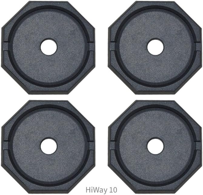 SnapPad HiWay Permanently Attached RV Leveling Jack Pad for HWH Round Landing Feet (10 inch 4-Pack)