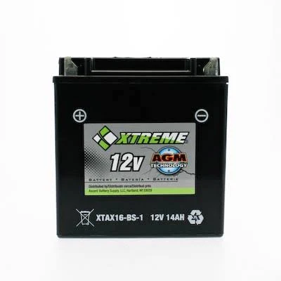 Xtreme 16-BS-1 12V 230cca AGM Powersport Battery