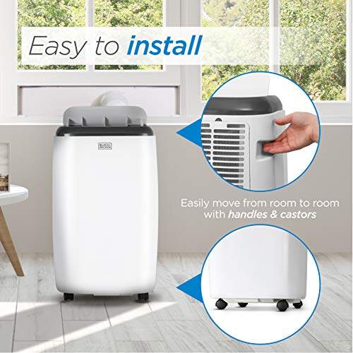 BLACK+DECKER 8,000 BTU Portable Air Conditioner with Remote Control