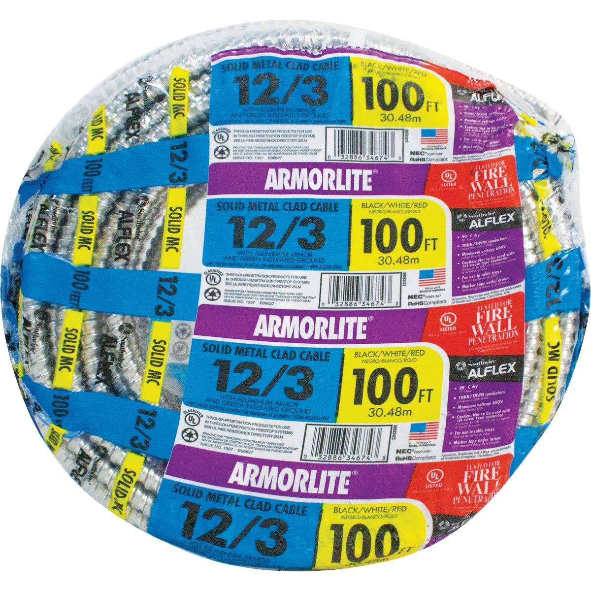Southwire 100& 12/3 MC Aluminum Cable 68583423