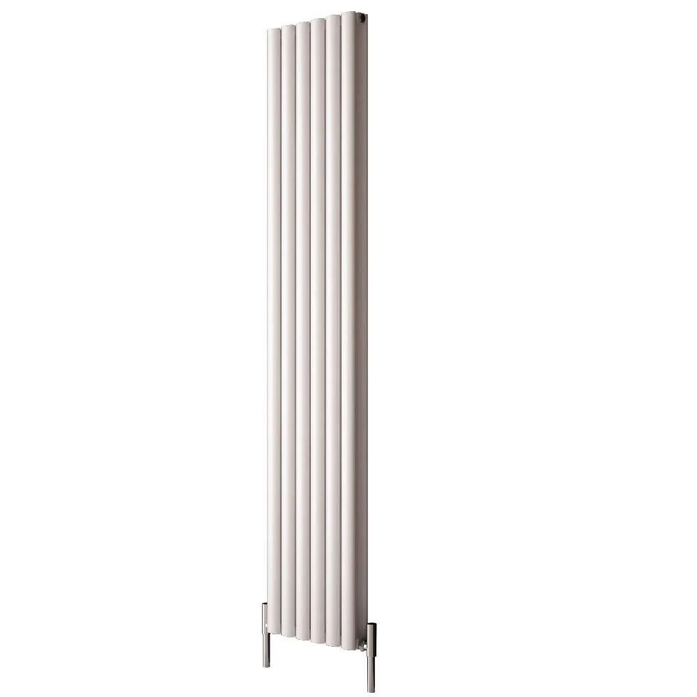 Air Vertical Double Panel Radiator , 70.75x22 x 13.75x22 in White Finish - Revive