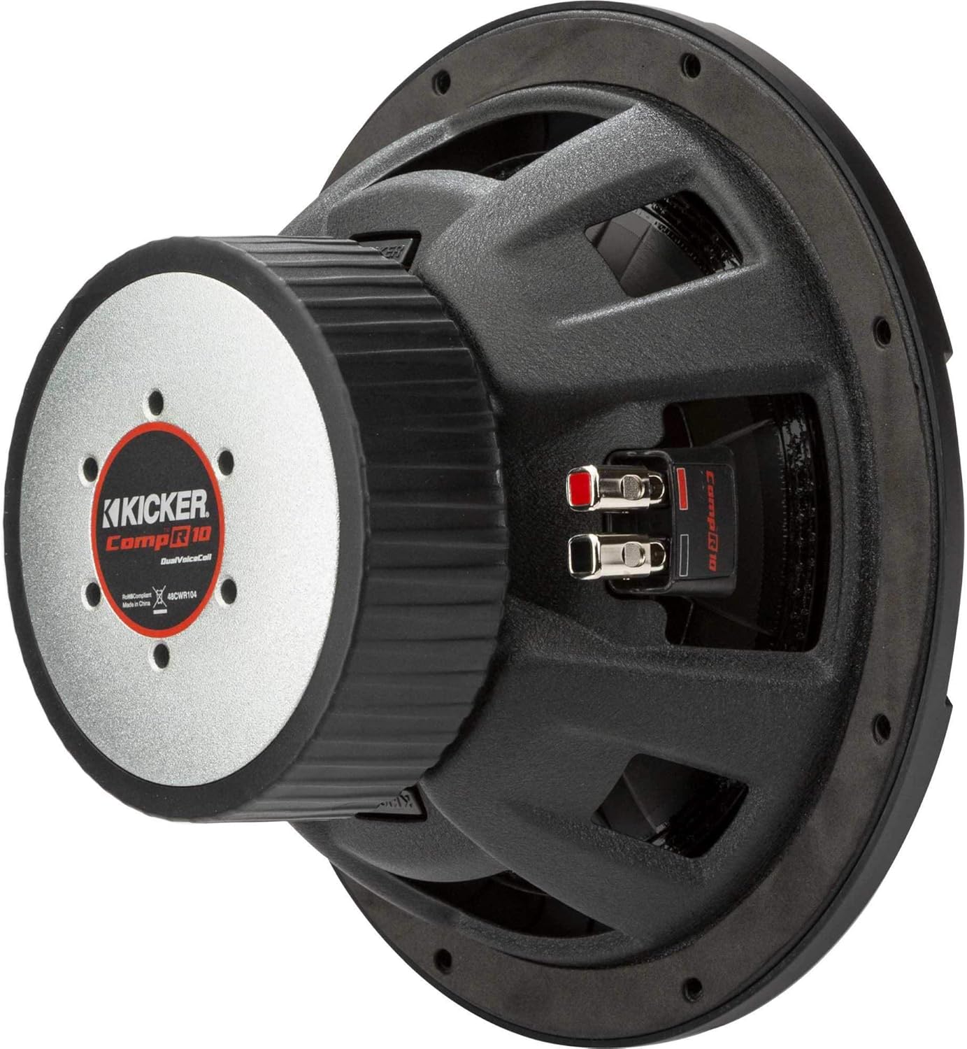 Kicker 10 Inch Comp R Woofer Includes Two 48CWR102 Virtual 2 ohm Package