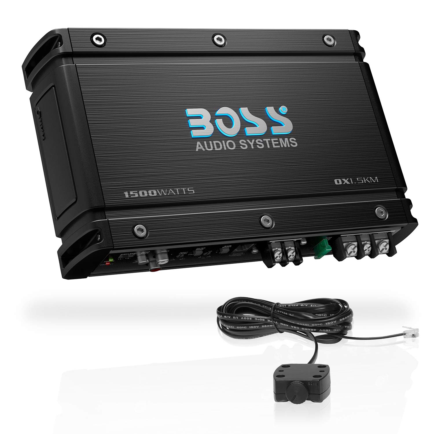 BOSS Audio OX4.400 4 Channel Car Amplifier – 1600 Watts, Full Range, Class A/B, 2-8 Ohm Stable, MOSFET Power Supply, Bridgeable