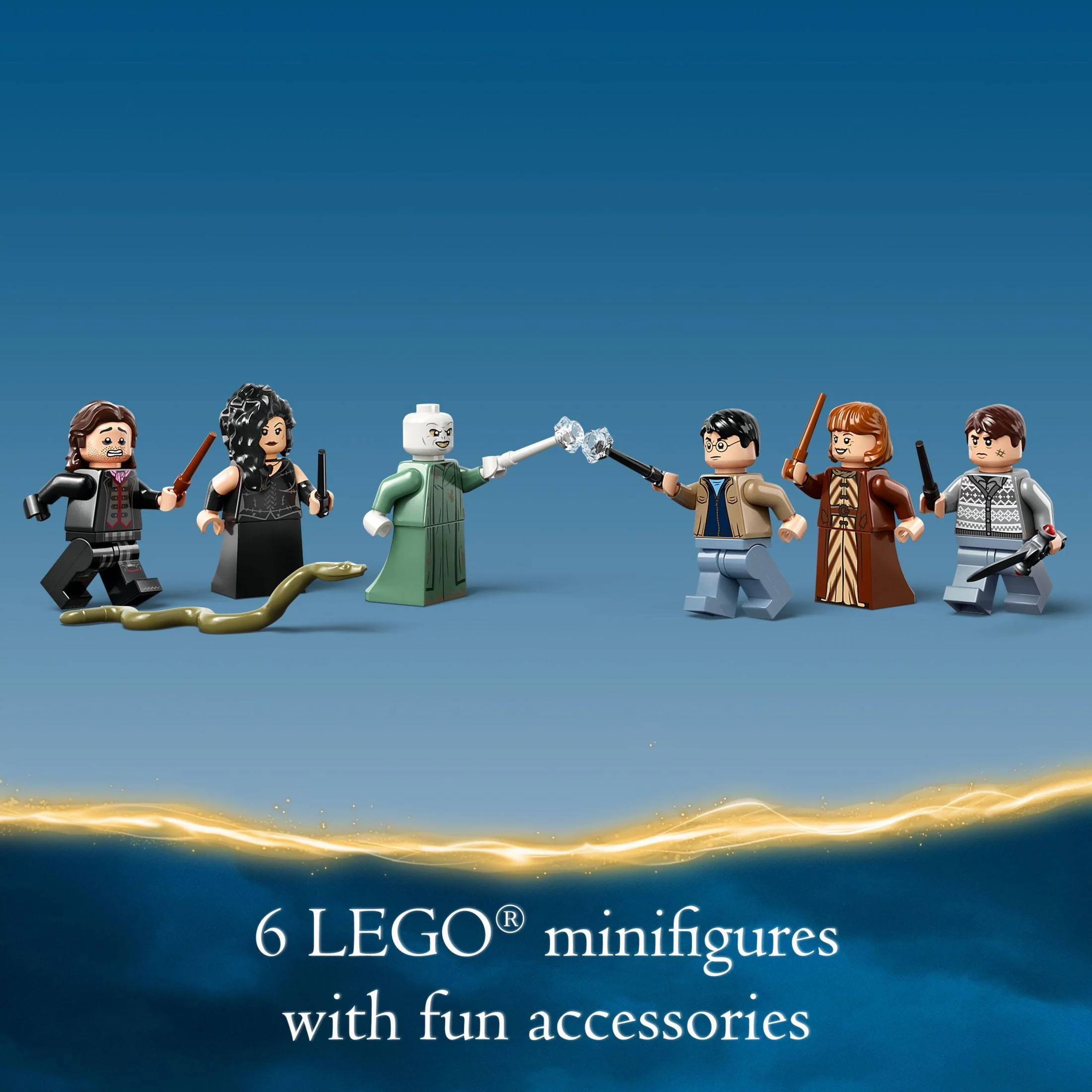LEGO Harry Potter The Battle of Hogwarts Building Toy Set, Harry Potter Toy for Boys and Girls Ages 9 and Up, Features a Buildable Castle and 6 Minifigures to Recreate an Iconic Scene, 76415