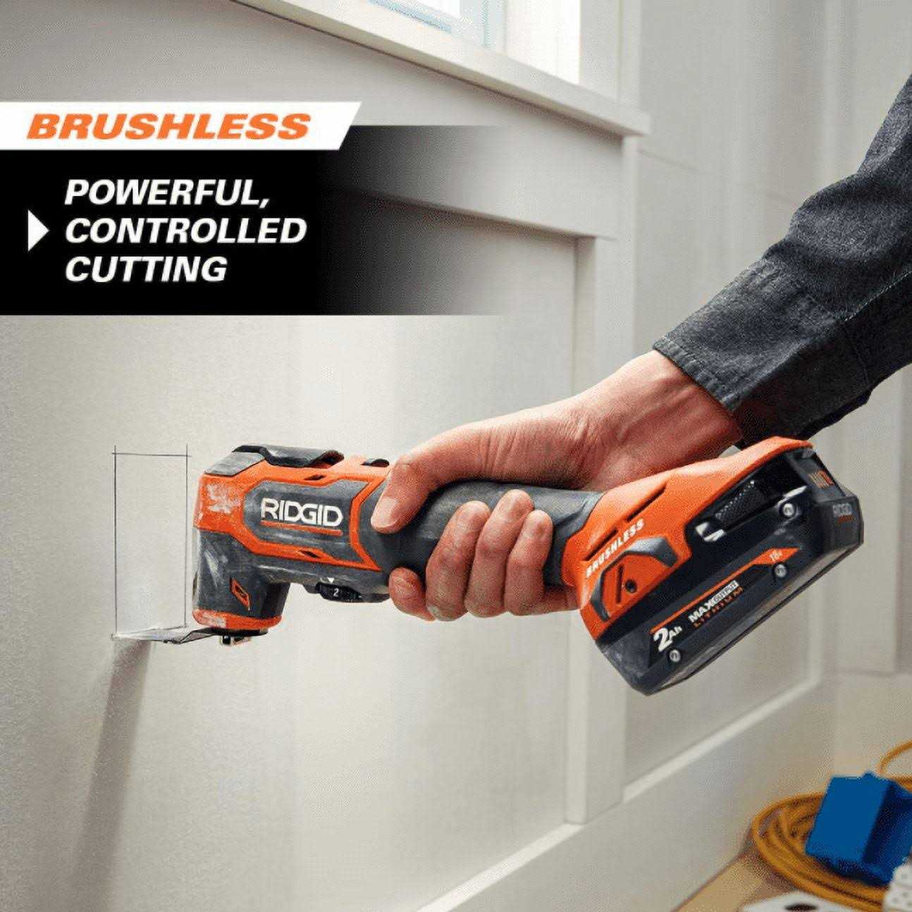 RIDGID 18V Brushless Cordless Oscillating Multi-Tool - Shop Hardware Tools Online Store
