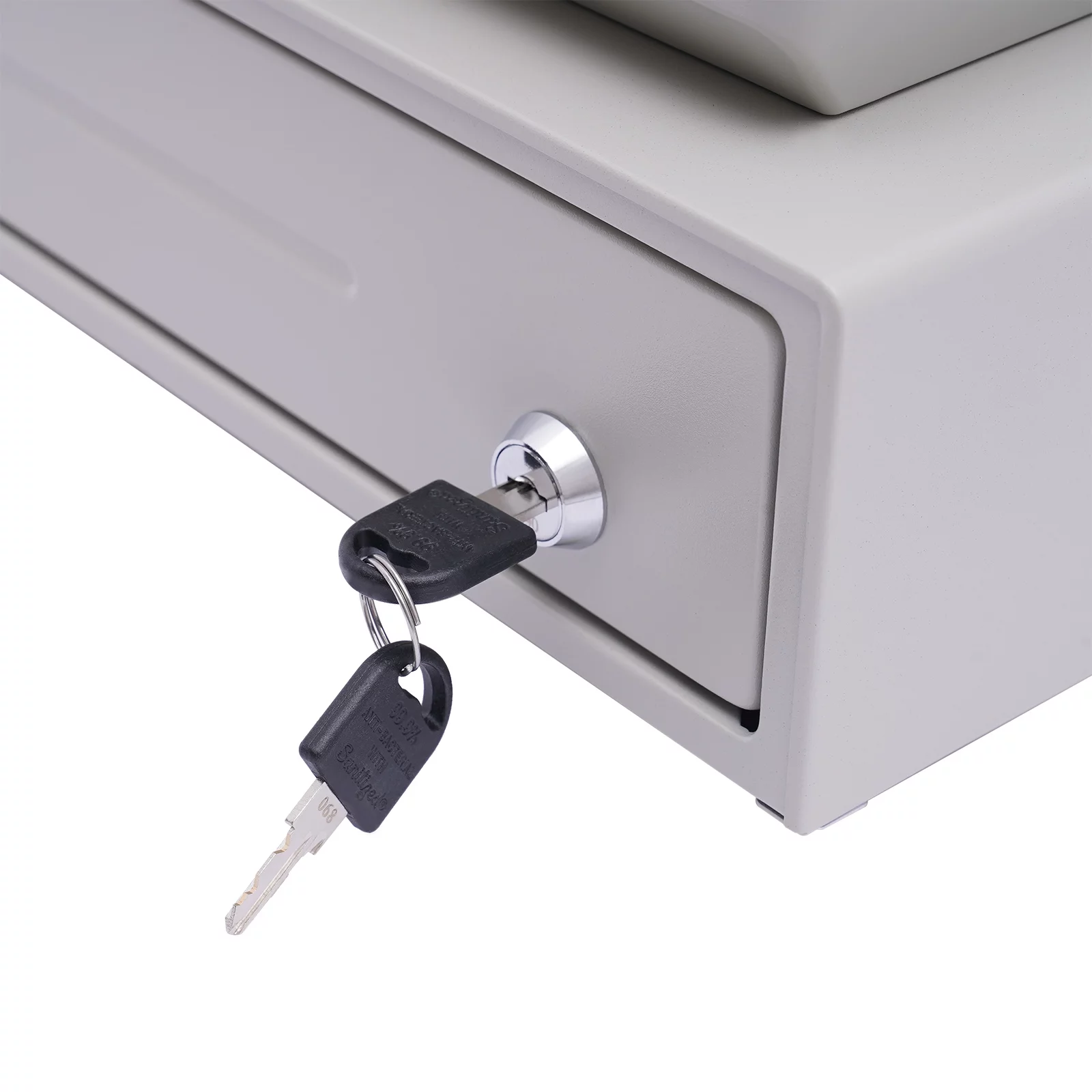 Miumaeov Multifunctional Electronic Cash Register, 48 Keys Cash Management System with Thermal Printer LED Display for Retail, Restaurant, Shop, Supermarket