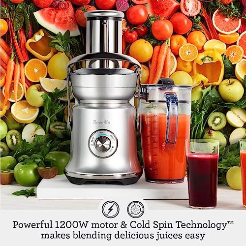 breville the Juice Fountain Cold XL Glass Stainless Steel Juicer
