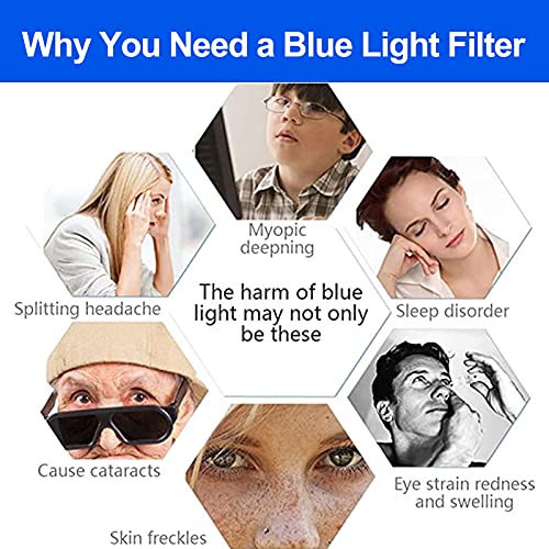 43-65 Inch Monitor TV Screen Protector Anti-Glare Anti-Scratch Anti Blue Light Protector Film for TCL/Samsung/Toshiba/Sony/LG/Hisense,Ps Accessories