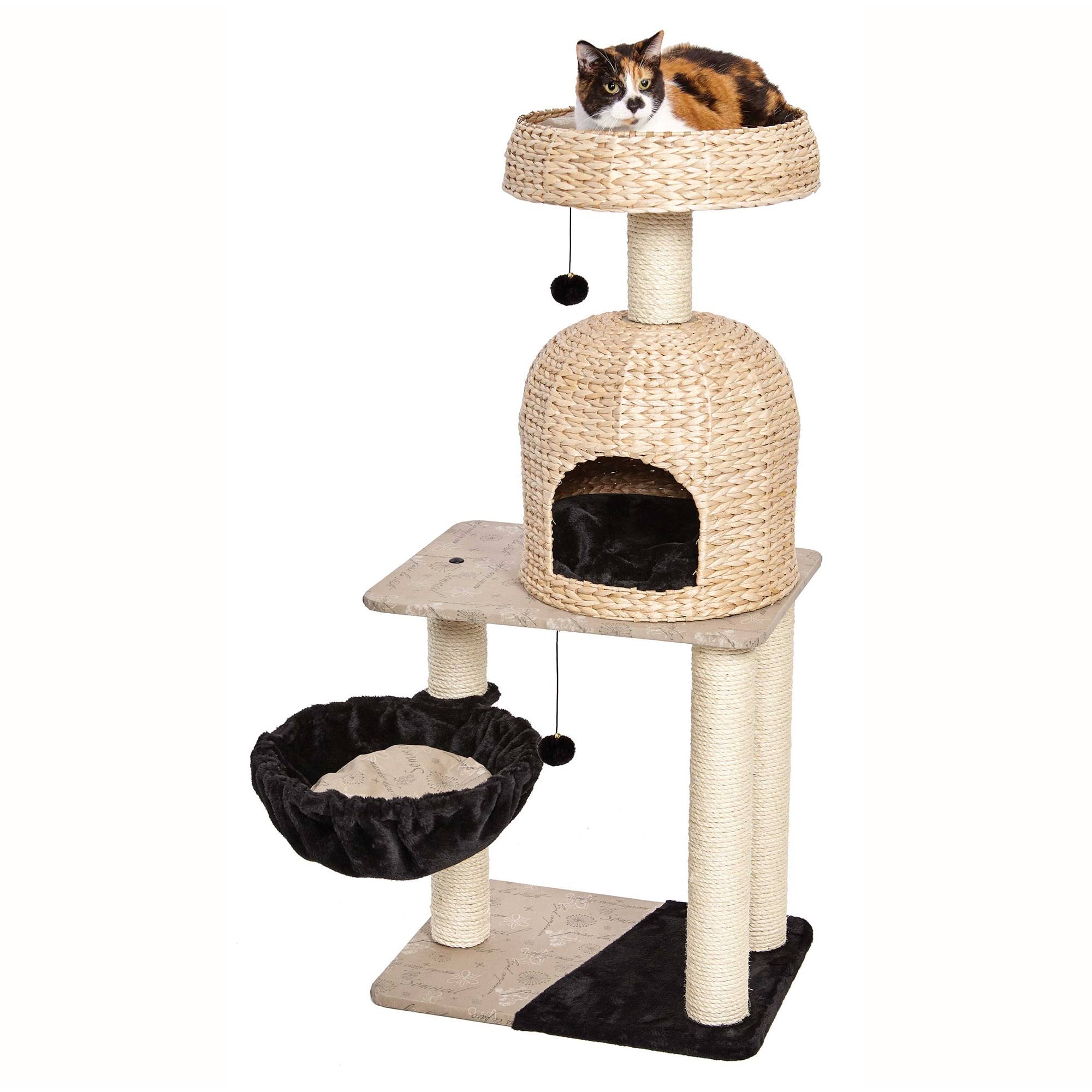 Midwest Homes for Pets Feline Nuvo Reid Wicker Cat Tree