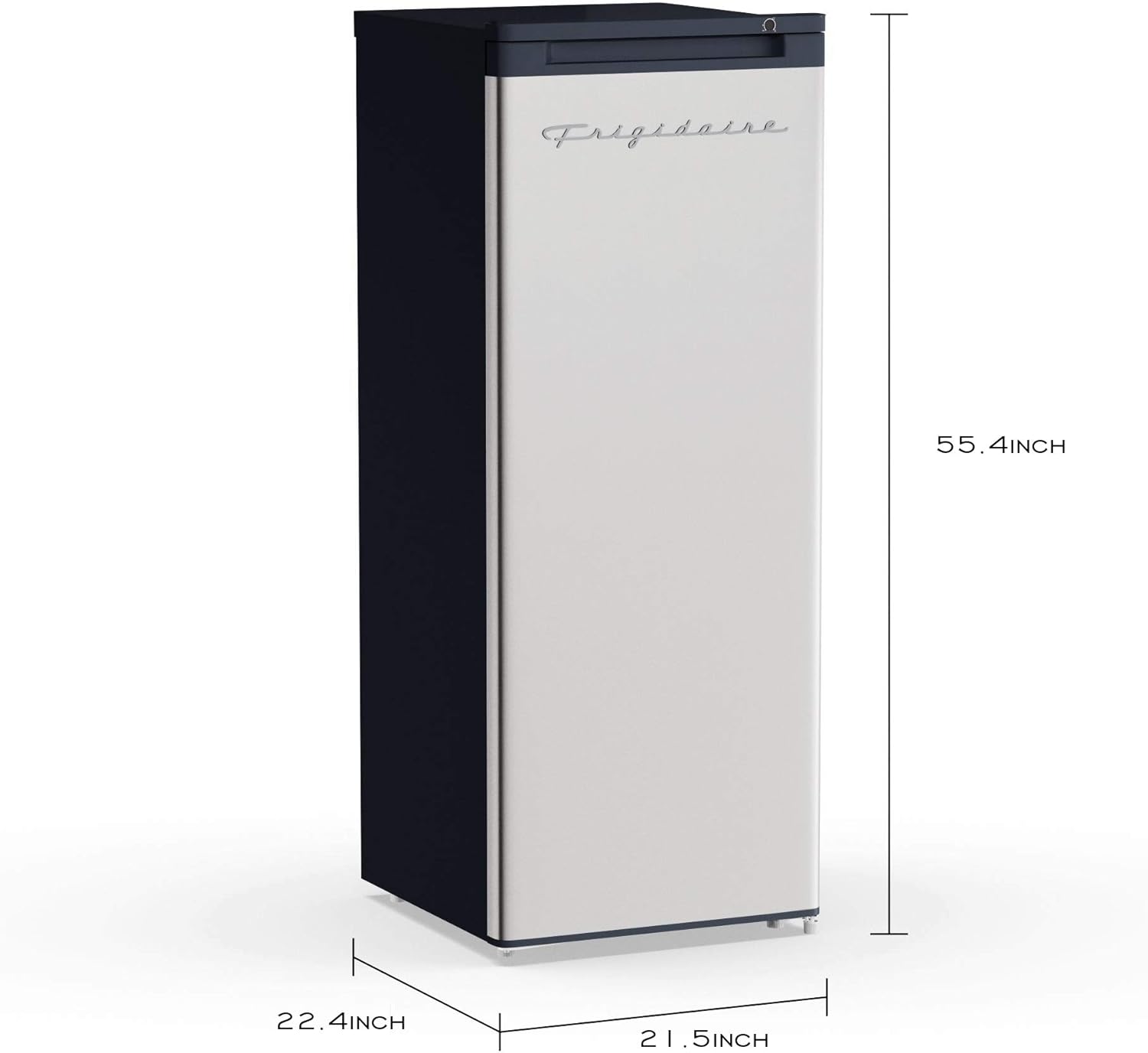 Frigidaire EFRF694, 6.5 cu ft, Upright Freezer, Platinum Series, Stainless Steel