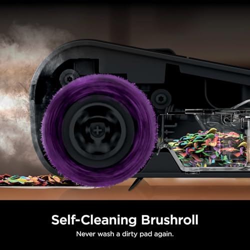 Shark SD201 Steam Pickup 3-in-1 Steam Mop Picks Up Debris, Deep Scrubs, & Steam Sanitizes All At Once, Lightweight Steam Cleaner for Home w/Sealed Hard Floors like Hardwood, Tile & Laminate (Renewed)