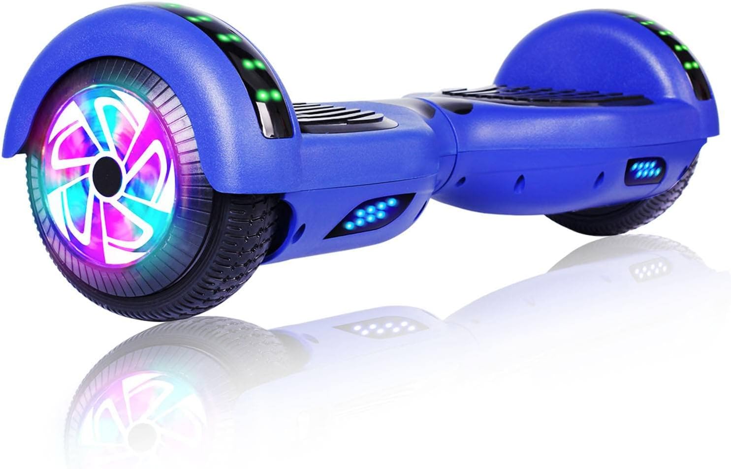EPCTEK Hoverboard,6.5" Two-Wheel Self-Balancing Hover Board with Bluetooth Speakers and Fashion LED Lights for Kids