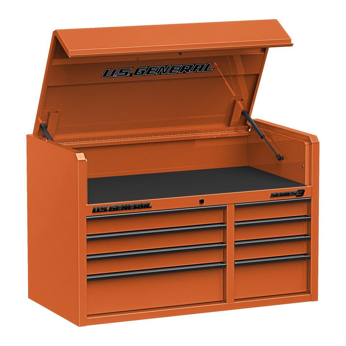 U.S. GENERAL 42 in. x 22 in. Top Chest, Series 3, Black