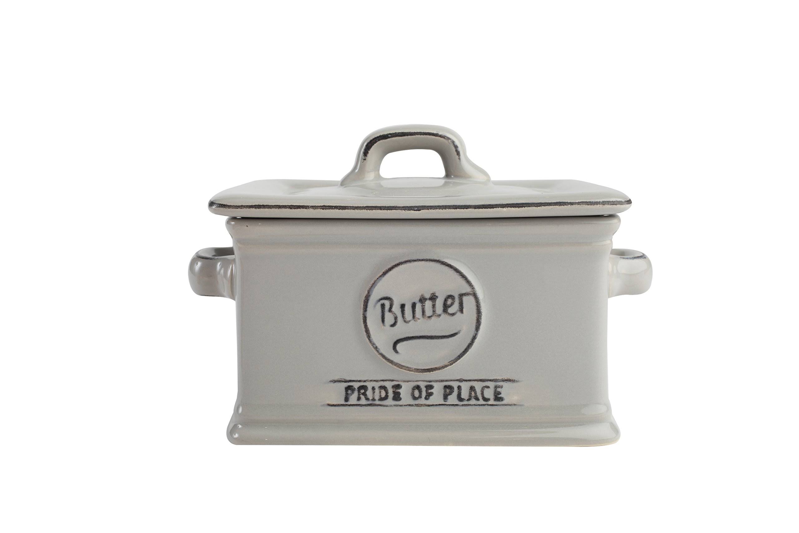 Tu0026G Woodware Pride of Place Butter Dish, Cool Gray - Megean